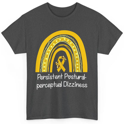 Persistent Postural-perceptual Dizziness PPPD Yellow Rainbow Classic Unisex T-Shirt