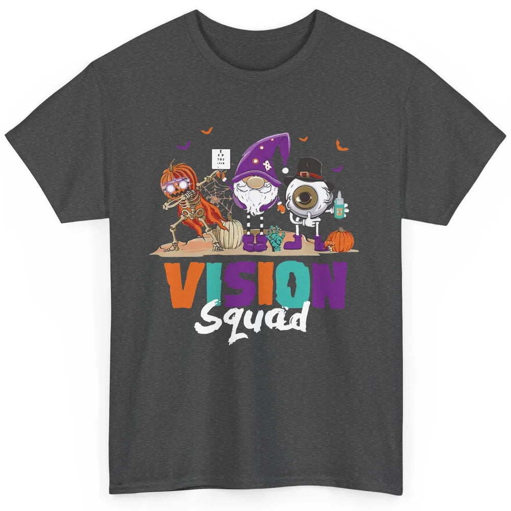 Optometrist Halloween Vision Squad Gnome Pumpkin Optician Classic Unisex T-Shirt