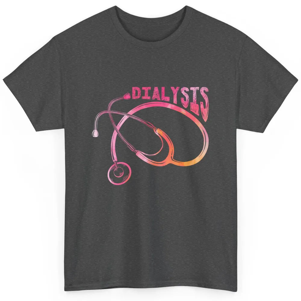 Nephrologist Dialysis Tech Nurse Stethoscope Kidney Nursing Classic Unisex T-Shirt