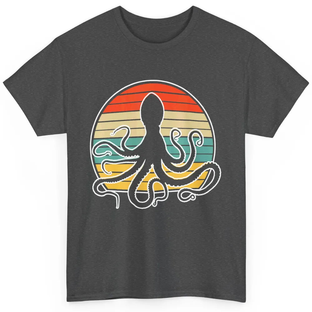Retro Octopus Kraken Ocean Sea Creature Pirate Vintage Humor Classic Unisex T-Shirt