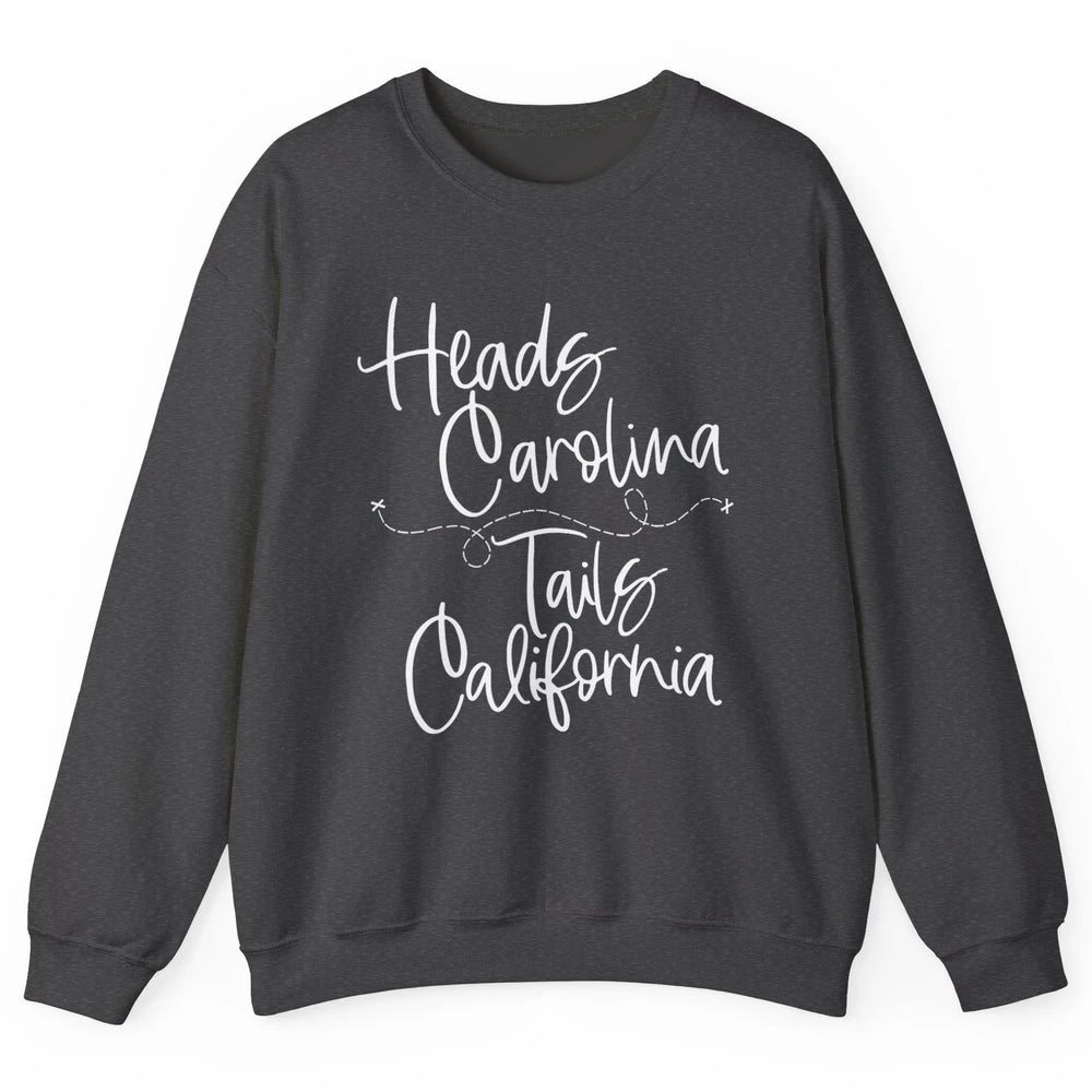 Retro 90s Heads Carolina Tail California Beach Summer Travel Unisex Crewneck Sweatshirt