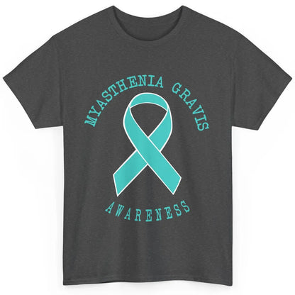 Myasthenia Gravis Awareness Ribbon Neuromuscular Disease Classic Unisex T-Shirt
