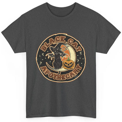 Black Cat Apothecary Cat Witch Pumpkin Halloween Costume Classic Unisex T-Shirt