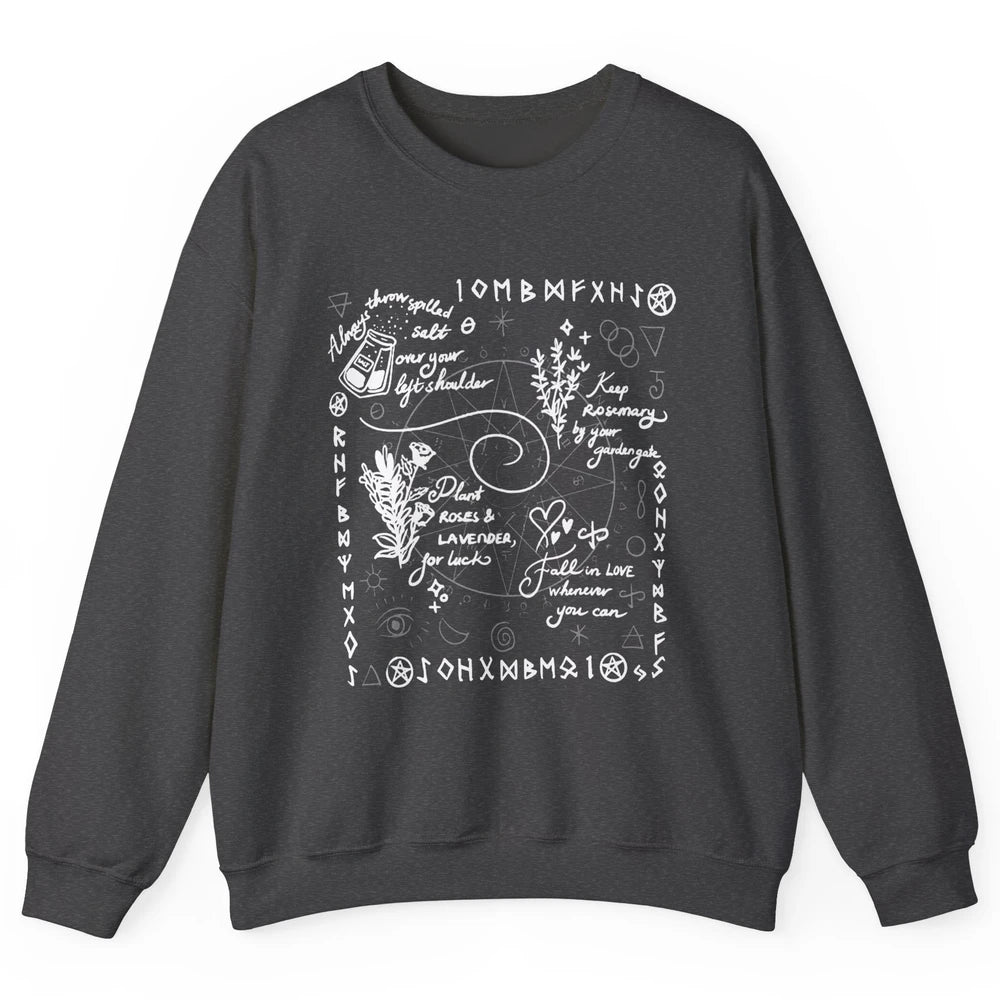 Practical Magic Gardening Card Gardeners Plant Lovers Gift Unisex Crewneck Sweatshirt