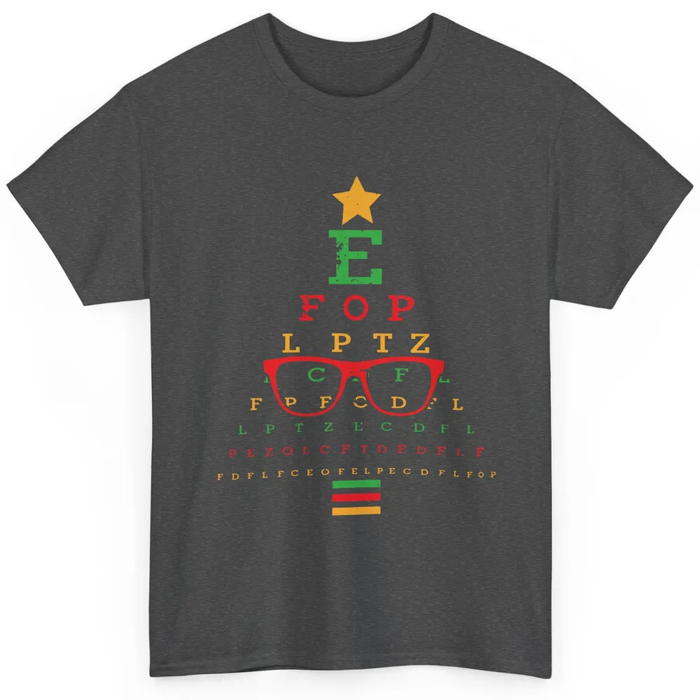 Optometrist Christmas Tree Optometry Symbols Optician Gift Classic Unisex T-Shirt