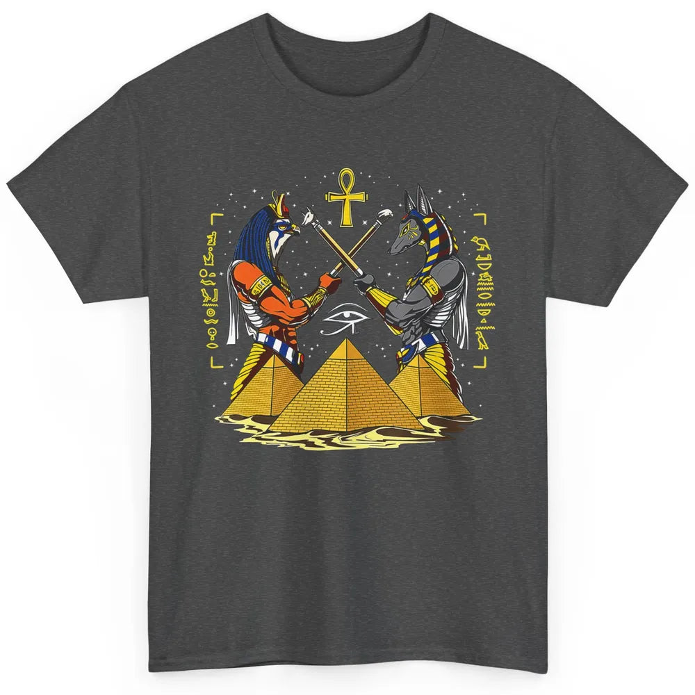 Retro Ancient Egyptian God Anubis Egypt Horus Archaeology Classic Unisex T-Shirt