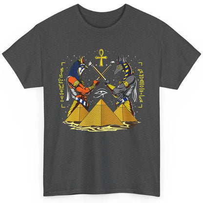 Retro Ancient Egyptian God Anubis Egypt Horus Archaeology Classic Unisex T-Shirt