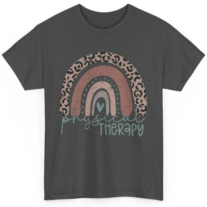 Retro Physical Therapy Rainbow Physical Therapist PT Leopard Classic Unisex T-Shirt