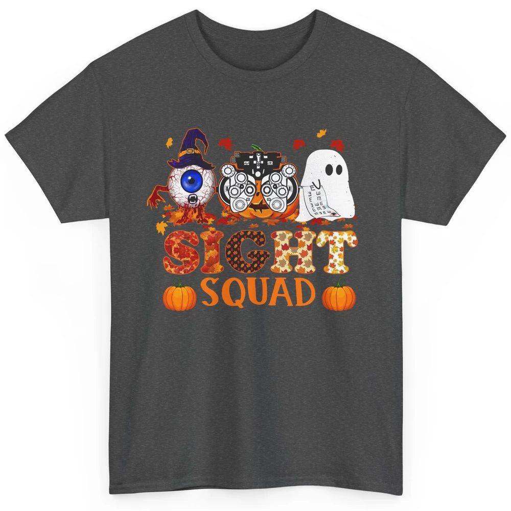 Optometrist Halloween Sight Squad Witch Pumpkin Optician Classic Unisex T-Shirt