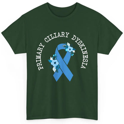 Primary Ciliary Dyskinesia Blue Ribbon Respiratory Diseases Classic Unisex T-Shirt