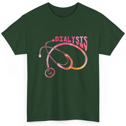 Nephrologist Dialysis Tech Nurse Stethoscope Kidney Nursing Classic Unisex T-Shirt