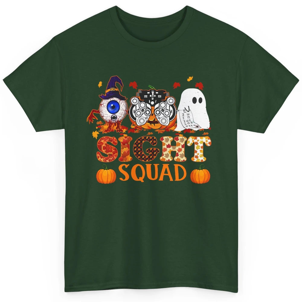 Optometrist Halloween Sight Squad Witch Pumpkin Optician Classic Unisex T-Shirt