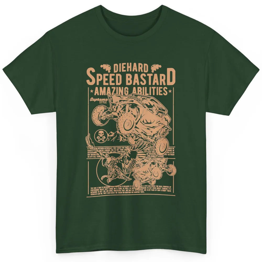 Retro ATV Speed Ride Mud Riding Dirt UTV SXS Rider Offroad Classic Unisex T-Shirt