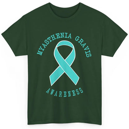 Myasthenia Gravis Awareness Ribbon Neuromuscular Disease Classic Unisex T-Shirt