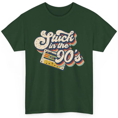 Retro Cassette Stuck In The 90s 1990s Born Birthday Day Gift Classic Unisex T-Shirt