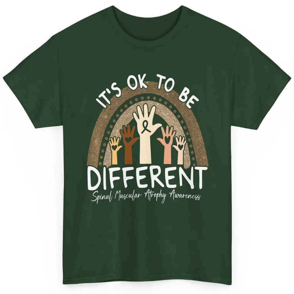 OK Be Different Rainbow Warrior Spinal Muscular Atrophy SMA Classic Unisex T-Shirt