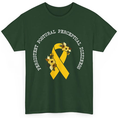 Persistent Postural-perceptual Dizziness PPPD Yellow Ribbon Classic Unisex T-Shirt