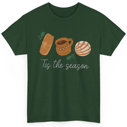 Mexican Christmas Feliz Navidad Concha Tamale Sweet Bread Classic Unisex T-Shirt