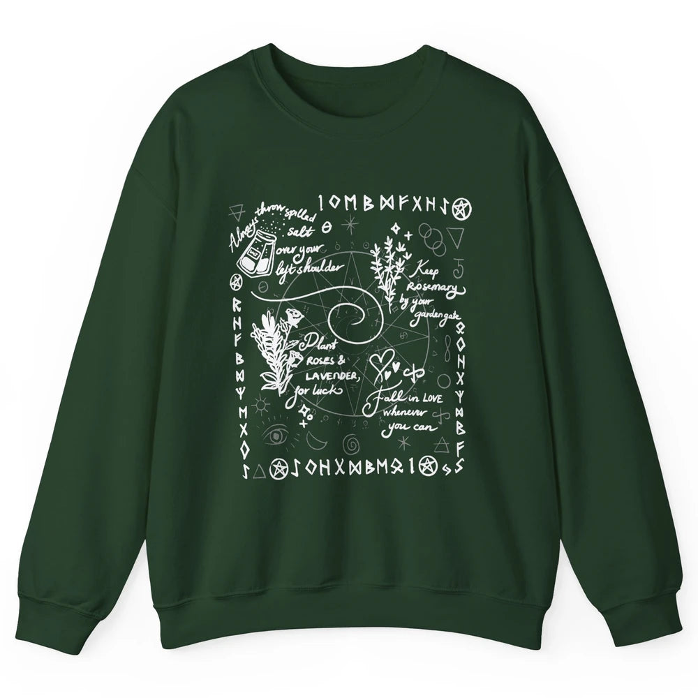 Practical Magic Gardening Card Gardeners Plant Lovers Gift Unisex Crewneck Sweatshirt