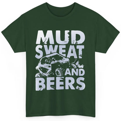 Retro Mud Sweat And Beers UTV ATV Rider 4 Wheel SXS Offroad Classic Unisex T-Shirt