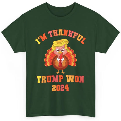 Funny Donald Trump Make Thanksgiving Great Again Thankful Trump Won Republican Classic Unisex T-Shirt