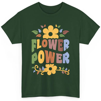 Retro 60s Groovy Flower Power 1960s Hippie Floral Positive Classic Unisex T-Shirt