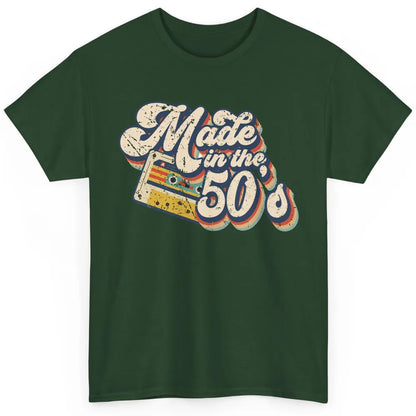 Retro Cassette Made In The 50's 1950s Born Birthday Day Gift Classic Unisex T-Shirt