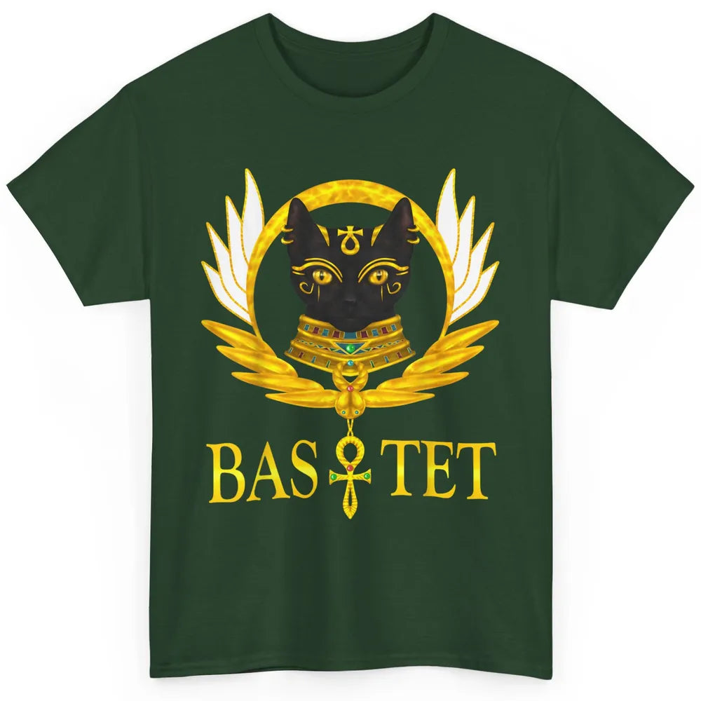Retro Ancient Egyptian Cat Egypt Goddess Bastet Wings Horus Classic Unisex T-Shirt