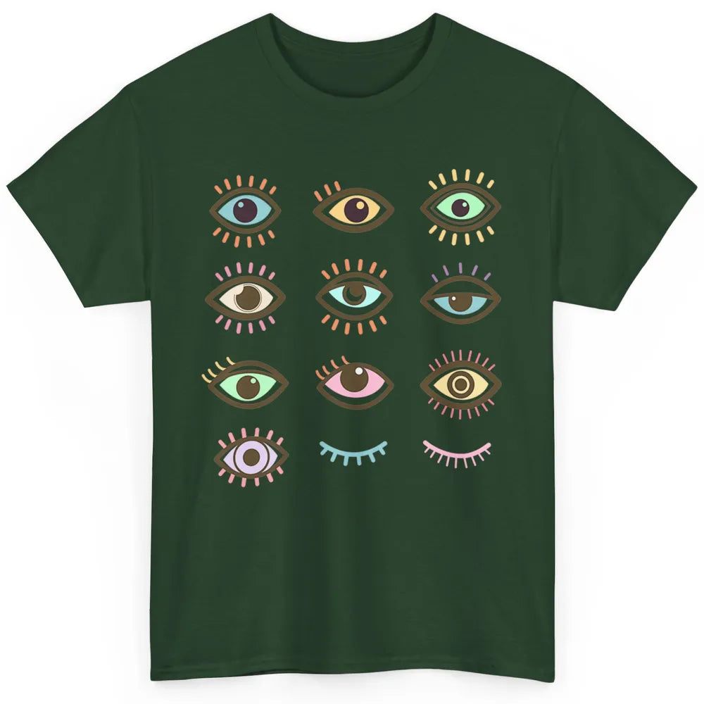 Ophthalmic Technician Tech Optometry Optician Eyes Rainbow Classic Unisex T-Shirt