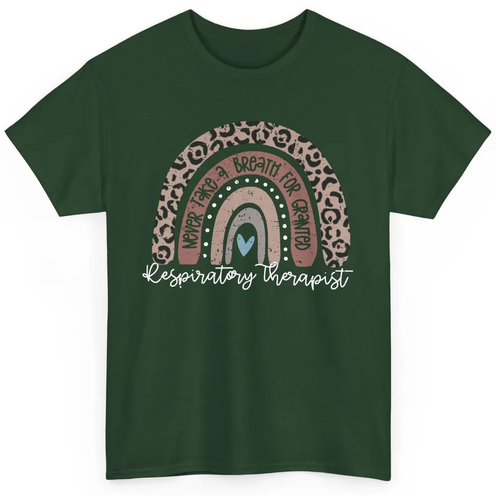 Retro Respiratory Therapy Rainbow Respiratory Therapist Gift Classic Unisex T-Shirt