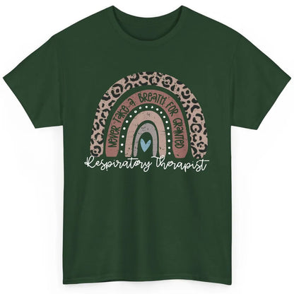 Retro Respiratory Therapy Rainbow Respiratory Therapist Gift Classic Unisex T-Shirt