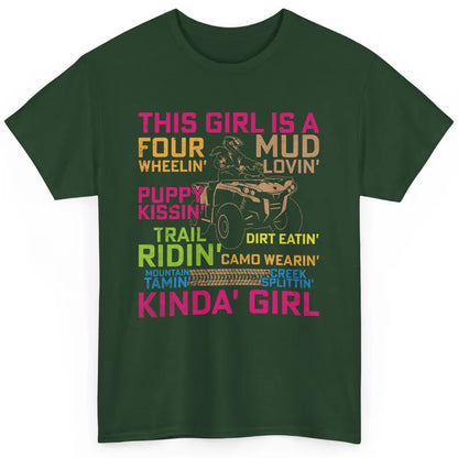 Retro Mud Quad Princess UTV ATV Rider 4 Wheel SXS Offroad Classic Unisex T-Shirt