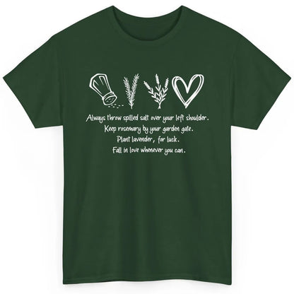 Practical Magic Witch Gardening Card Gardeners Plant Lovers Classic Unisex T-Shirt