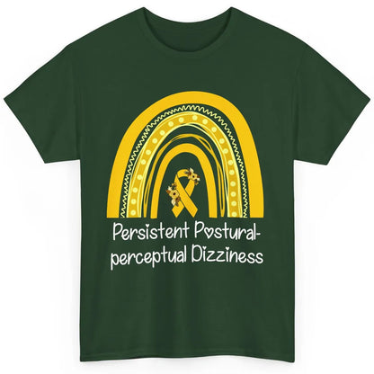 Persistent Postural-perceptual Dizziness PPPD Yellow Rainbow Classic Unisex T-Shirt