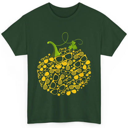 Pumpkin Glasses Optometry Optician Halloween Spooky Season Classic Unisex T-Shirt