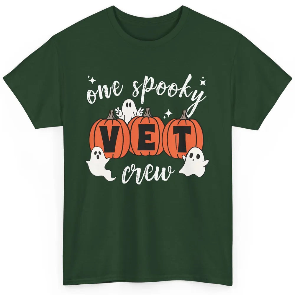 One Spooky Veterinarian Vet Squad Halloween Vet Tech Nurse Classic Unisex T-Shirt