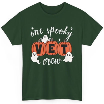 One Spooky Veterinarian Vet Squad Halloween Vet Tech Nurse Classic Unisex T-Shirt