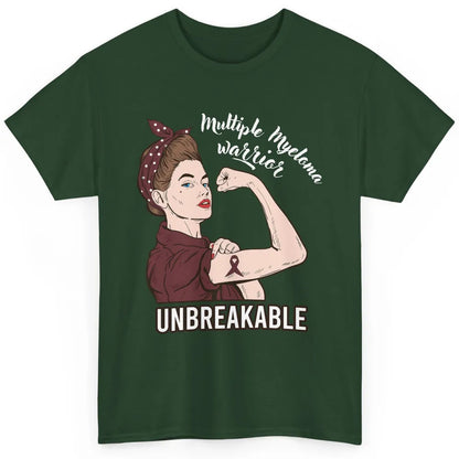 Multiple Myeloma Warrior Unbreakable Myeloma Cancer Survivor Classic Unisex T-Shirt