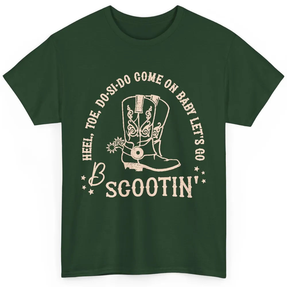 Retro Cowboy Come On Boot Scootin' Boogie Western Country Classic Unisex T-Shirt