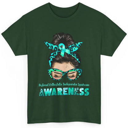 Postural Orthostatic Tachycardia Syndrome Ribbon Messy Bun Classic Unisex T-Shirt