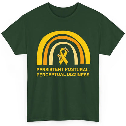Persistent Postural-perceptual Dizziness PPPD Yellow Rainbow Classic Unisex T-Shirt