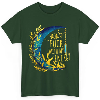 Retro Moon Witchy Don't Mess With My Energy Halloween Witch Classic Unisex T-Shirt