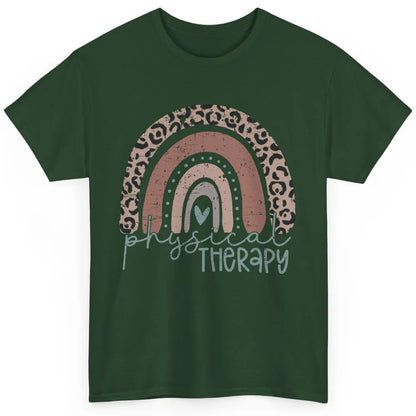 Retro Physical Therapy Rainbow Physical Therapist PT Leopard Classic Unisex T-Shirt