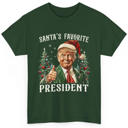 Funny Donald Trump Christmas Santa Favorite President Xmas Classic Unisex T-Shirt