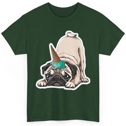 Puppy Pugs Funny Unicorn Pug Dog Lovers Gift Cute Pug Dog Classic Unisex T-Shirt