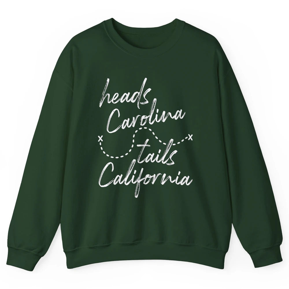 Retro 90s Heads Carolina Tail California Beach Summer Travel Unisex Crewneck Sweatshirt