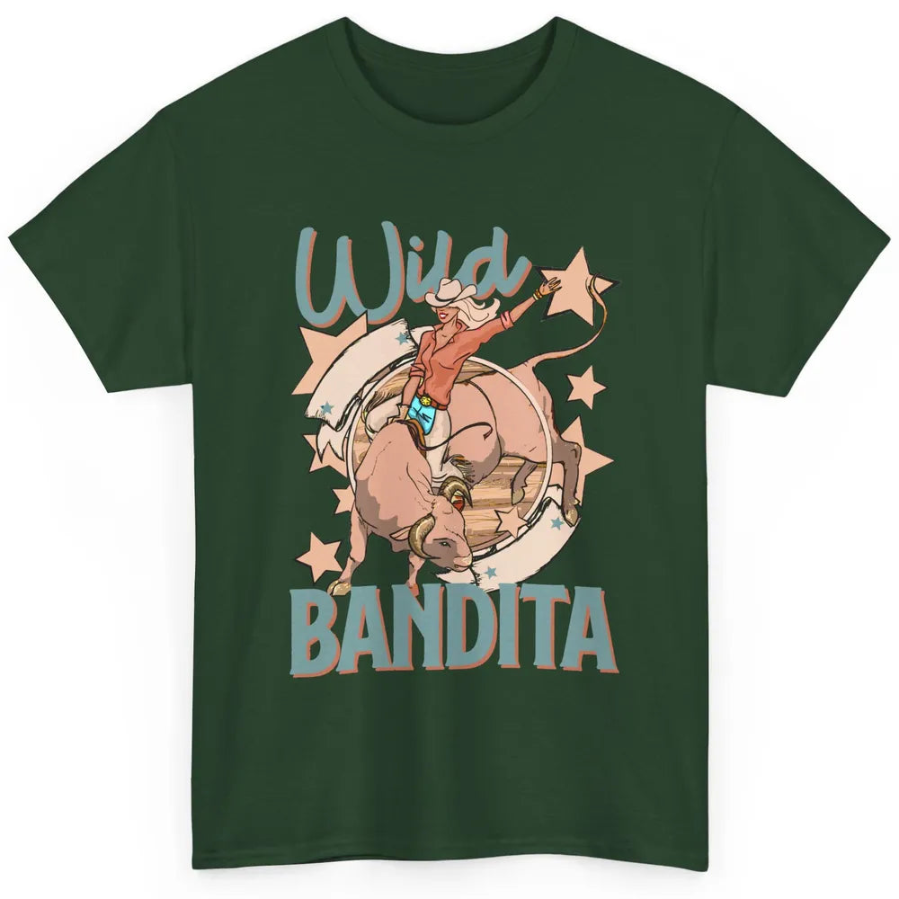 Retro Cowgirl Wild Bandita Western Country Cowboy Wild West Classic Unisex T-Shirt