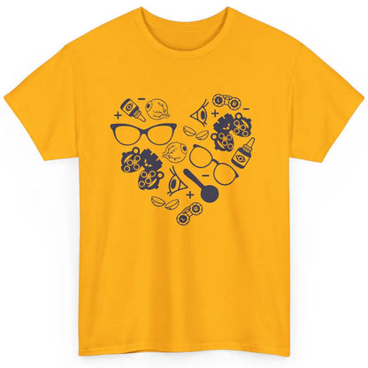 Optometrist Love Heart Symbols Optician Eye Doctor Gift Classic Unisex T-Shirt