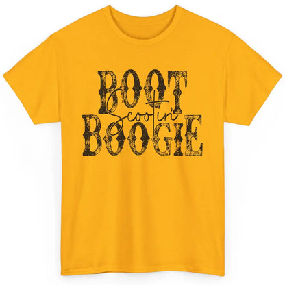 Retro Cowboy Boot Scooting Boogie Western Country Cowgirl Classic Unisex T-Shirt