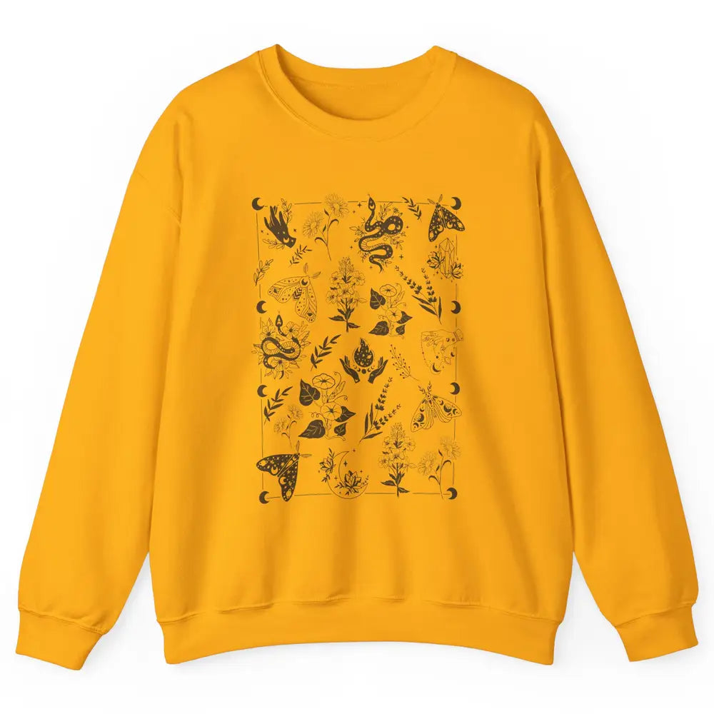 Practical Magic Witch Gardening Card Gardeners Plant Lovers Unisex Crewneck Sweatshirt